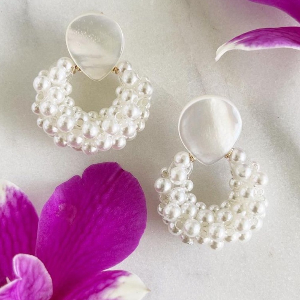 Bridal Earrings - Pearl